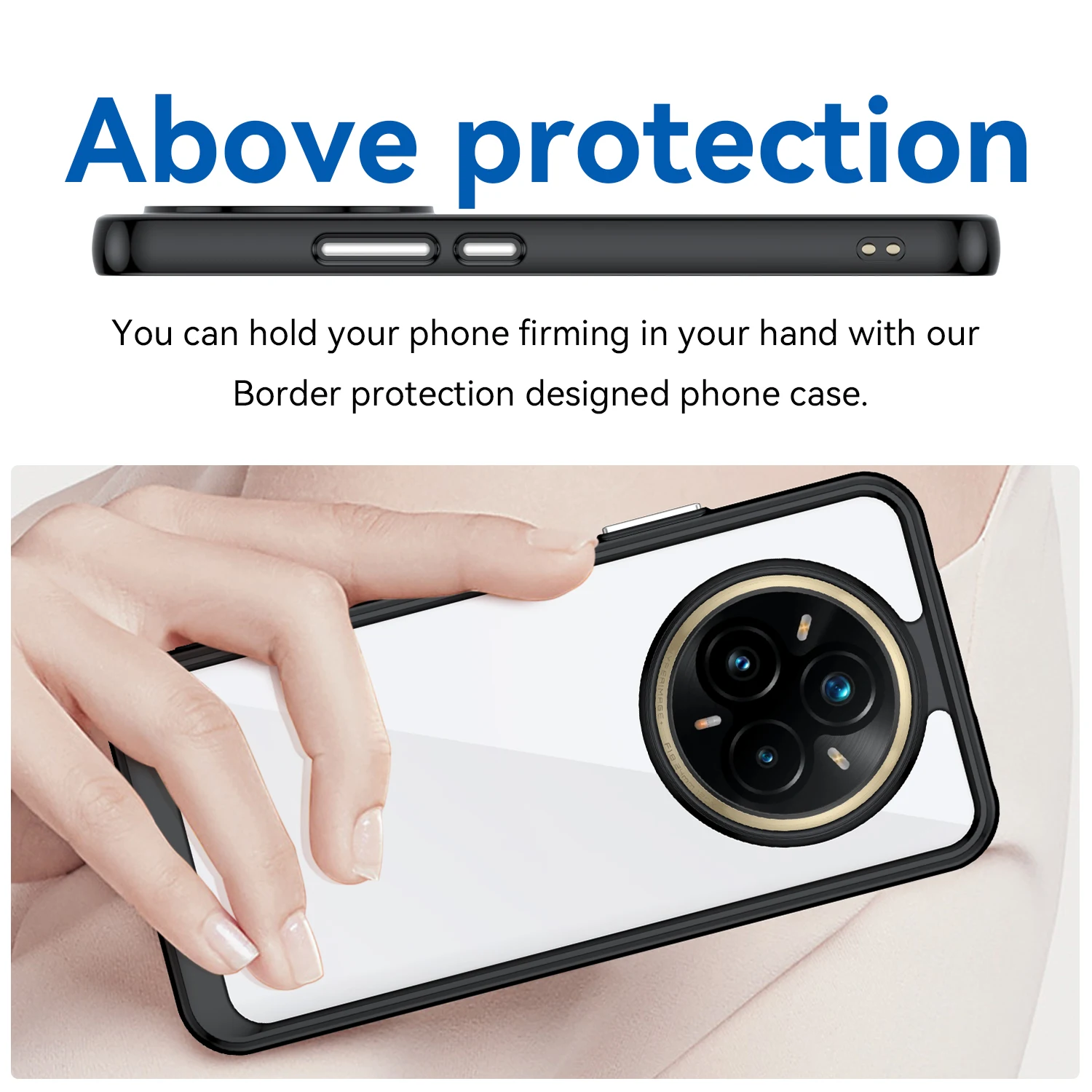 Funda transparente colorida de TPU para Realme 14 Pro + 5G 14 Pro Plus, funda protectora transparente, Coque Capa - imagen 3