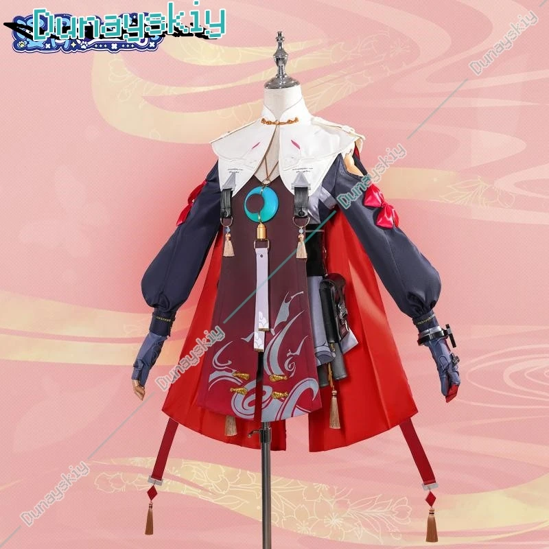 Wuthering Waves Danjin Cosplay Costume Wig Dress Uniform Midnight Rangers Mutant Resonator Jinzhou Huanglong Women Customized