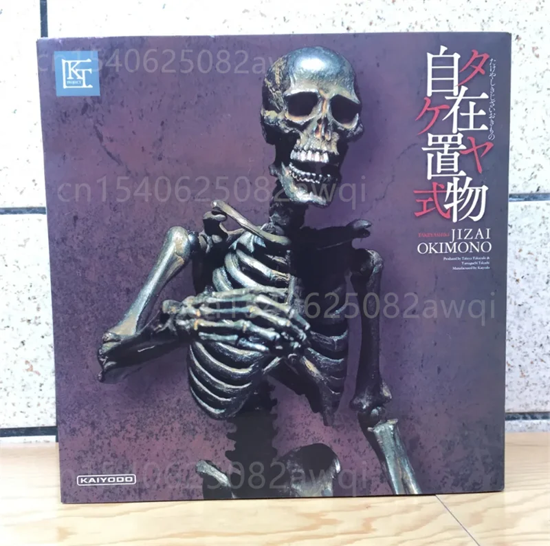 KT-005 Skeleton Takeyashiki Jizai Okimono Gaikotsu Action Figure Hot Selling 15cm Classic KAIYODO Collectable Model Toys Gifts