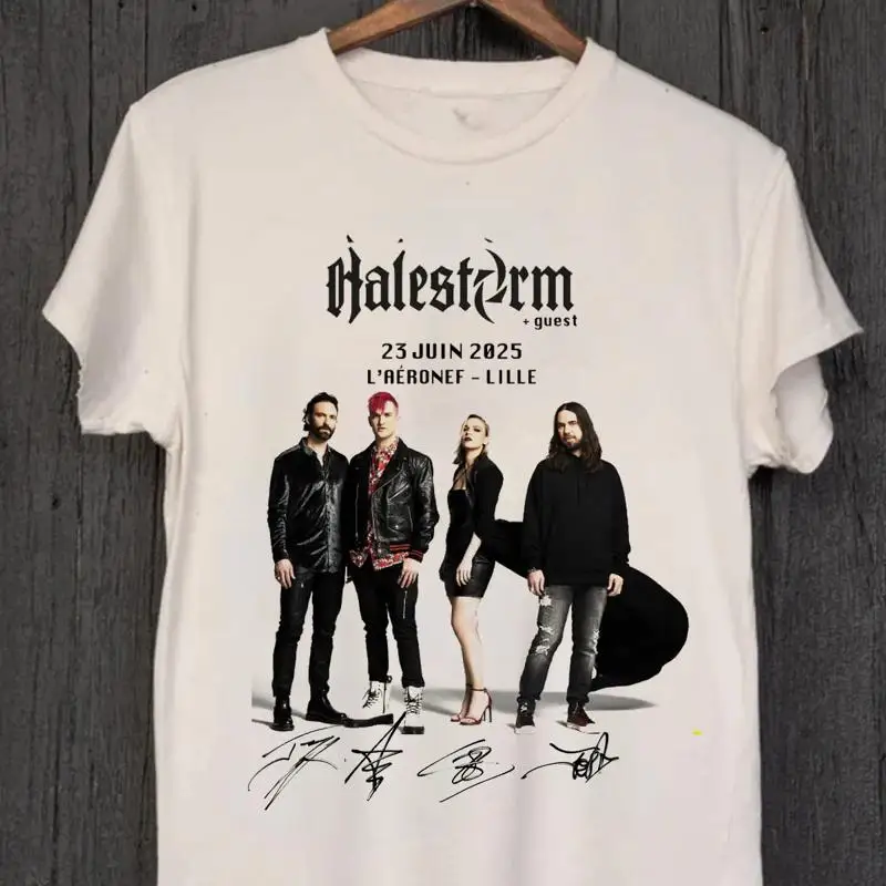 

New Halestorm 2025 Siganture Tour T Shirt White All Size S 5Xl