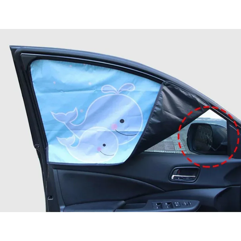 

Magnetic Car Sun Shade Car UV Protection Curtain Side Rear Window Sunshade Summer Protection Film for Adult Baby Car Accessories