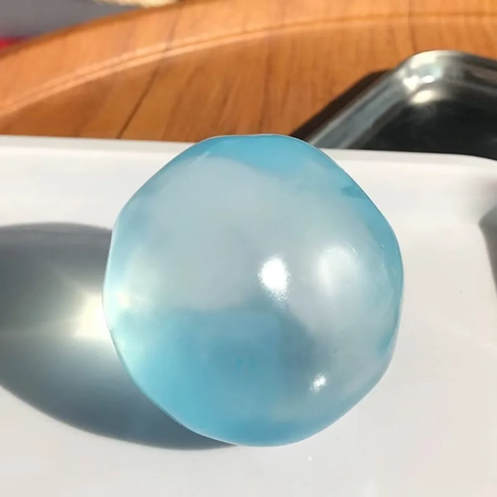 Soft Round Stress Ball Shapeable Slow Rebound Squeeze Sensory Fidget Ball Stress Relief Reusable Decompression Pinch Toy