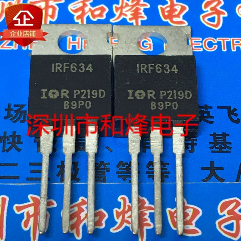 5 pieces IRF634  TO-220 250V 8.1A