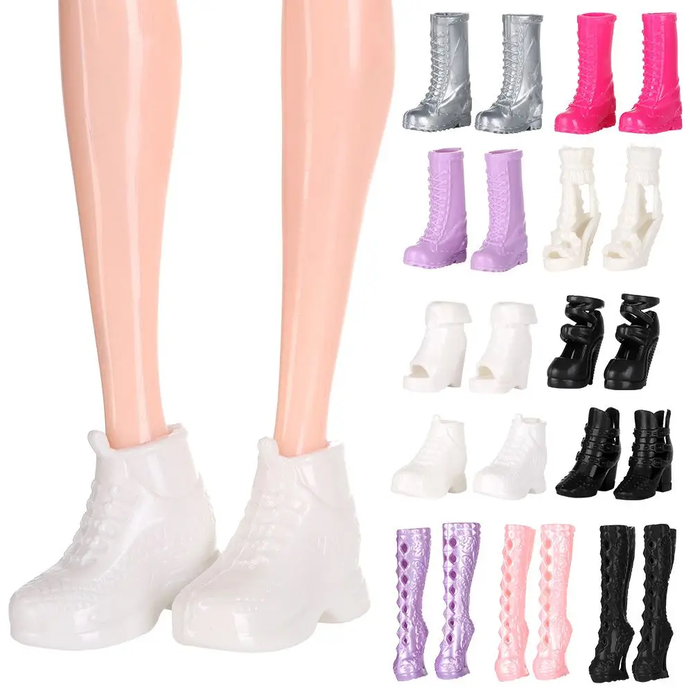 Fashion Hero Dolls Boot 1/6 Doll Shoes High Heels for 30cm Barbie Doll Long Knees Boots Accessories Toys Foot