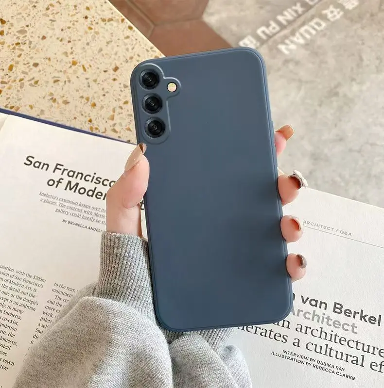 Liquid Silicone Phone Case for Samsung Galaxy A56 A36 A26 A16 A06 A55 A35 A25 A15 A05 A05S A04 A04S A04E A14 A24 A34 A54 Cover