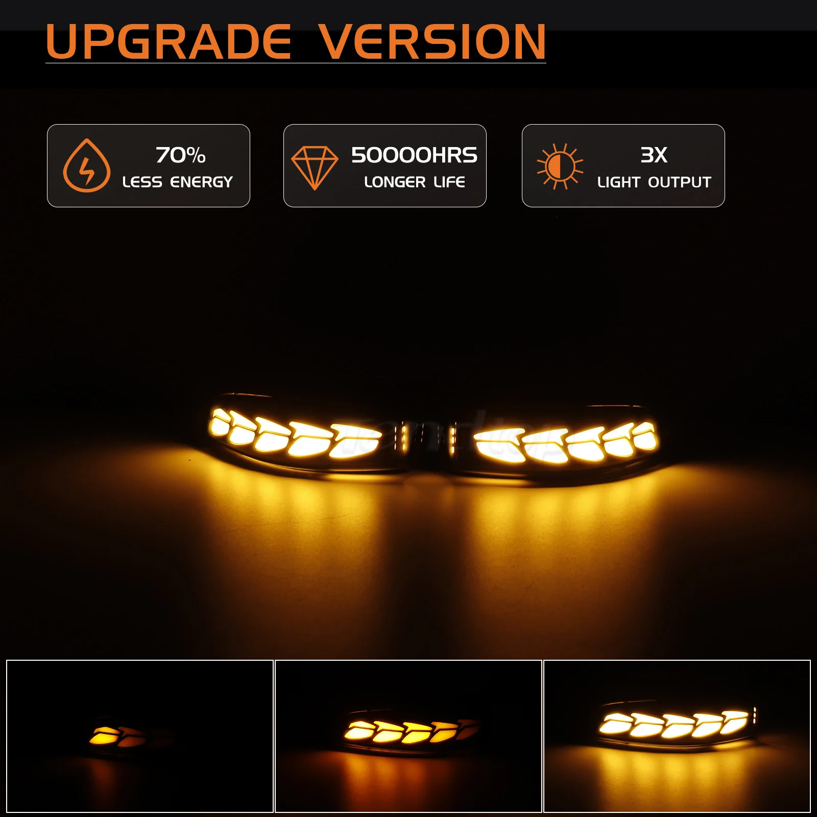 LED Dynamic Turn Signal Side Mirror Sequential Light For Toyota Yaris Prius Vios Corolla Scion IM Campr Venza Avalon RAV4 Etios