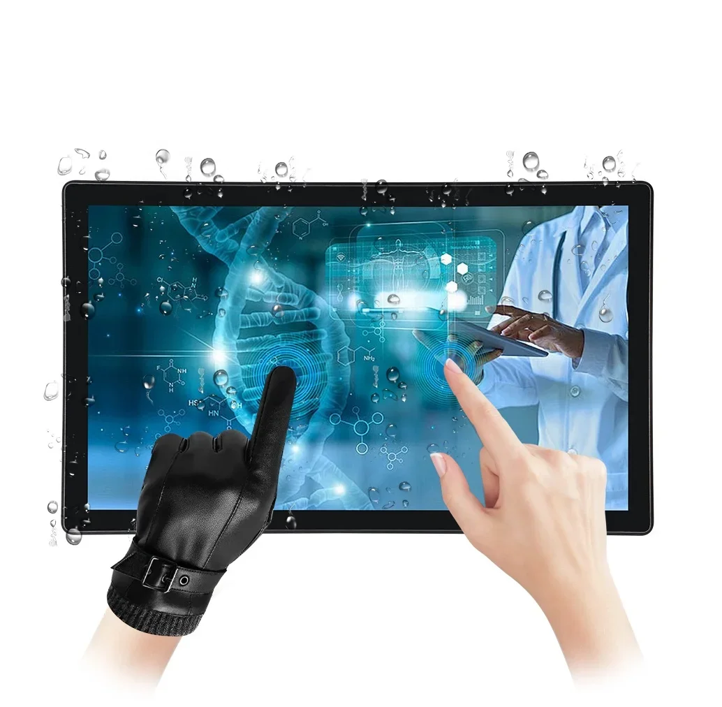 10.1/12.1/15.6/19.1/21.5 Inch All in One Cheap Computer Capacitive Touch Screen Pc Linux Wins Android Industrial Monitor