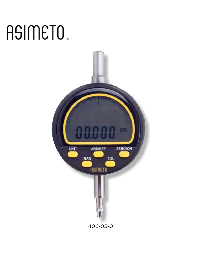 Original German Asimeto Electronic Indicators 0-12.5 0-25 0-50mm 0.01 0.001mm IP65 DIGITAL INDICATORS 405 407-01-4