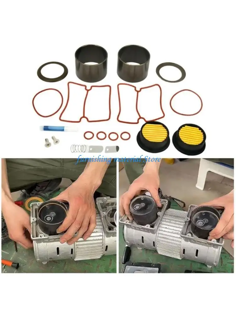 

Y5GD 750W Quiet Oil frees Air Compressor Maintenance set Easy To Install Air Compressor Accessories Garage Compressor Repair