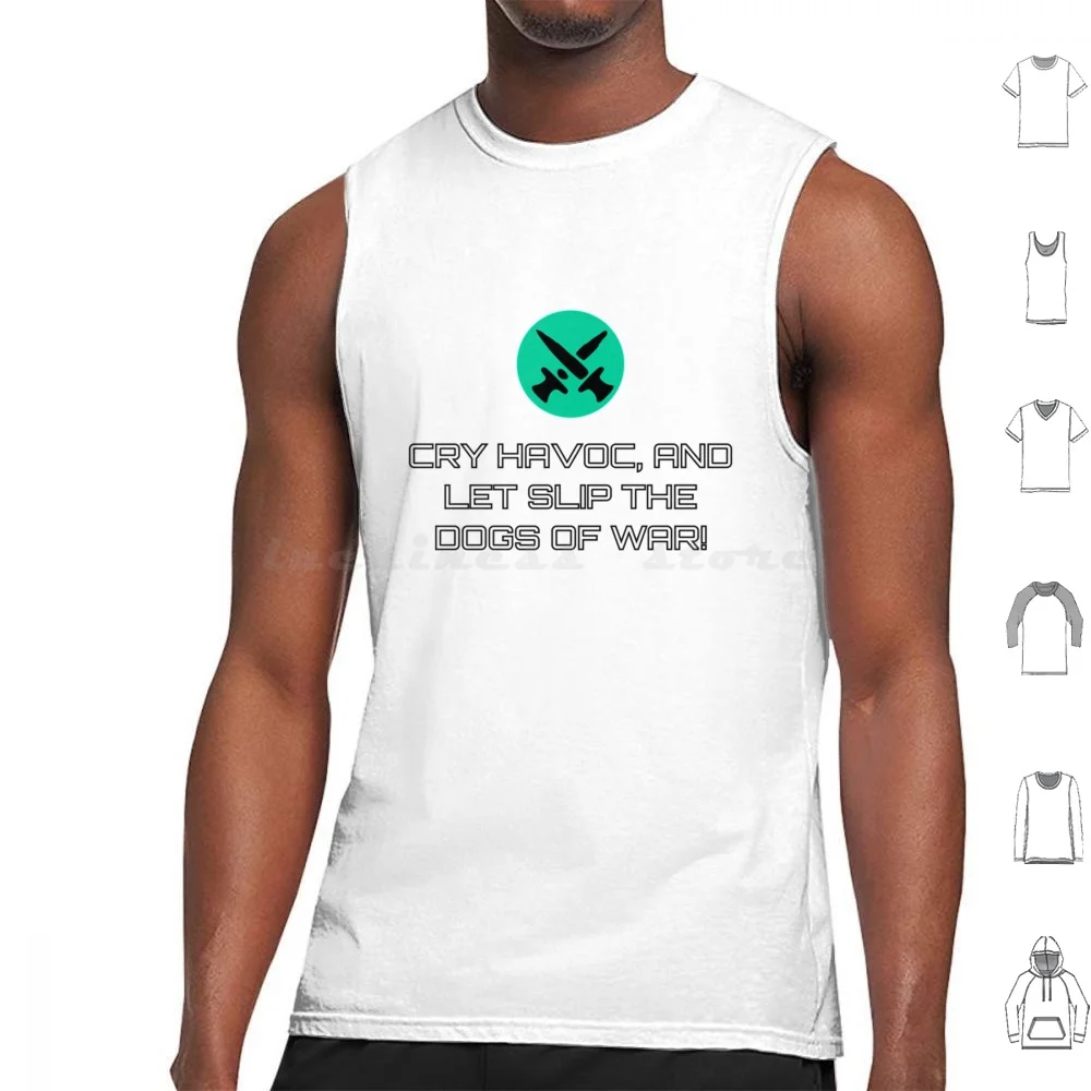 Stellaris-Militarist Ethos Quote Tank Tops Print Cotton Stellaris Reddit Stellaris Console Edition Stellaris Steam