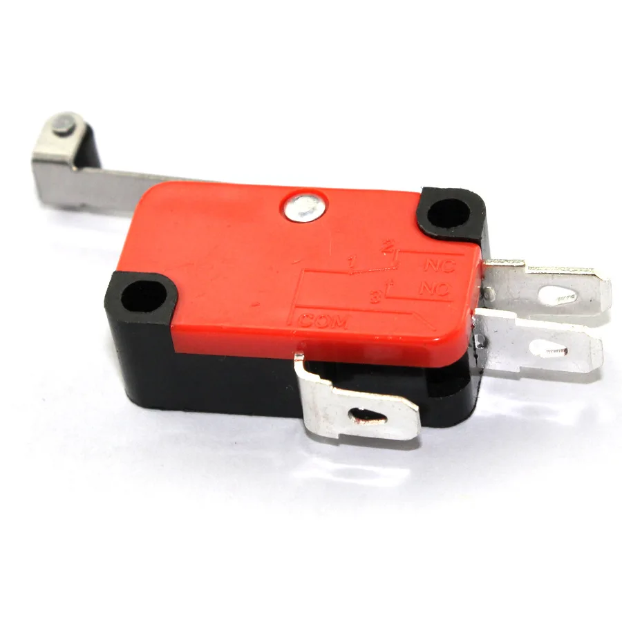 Small travel limit micro switch V-156-1C25 with long wheel limit switch silver touchpoint