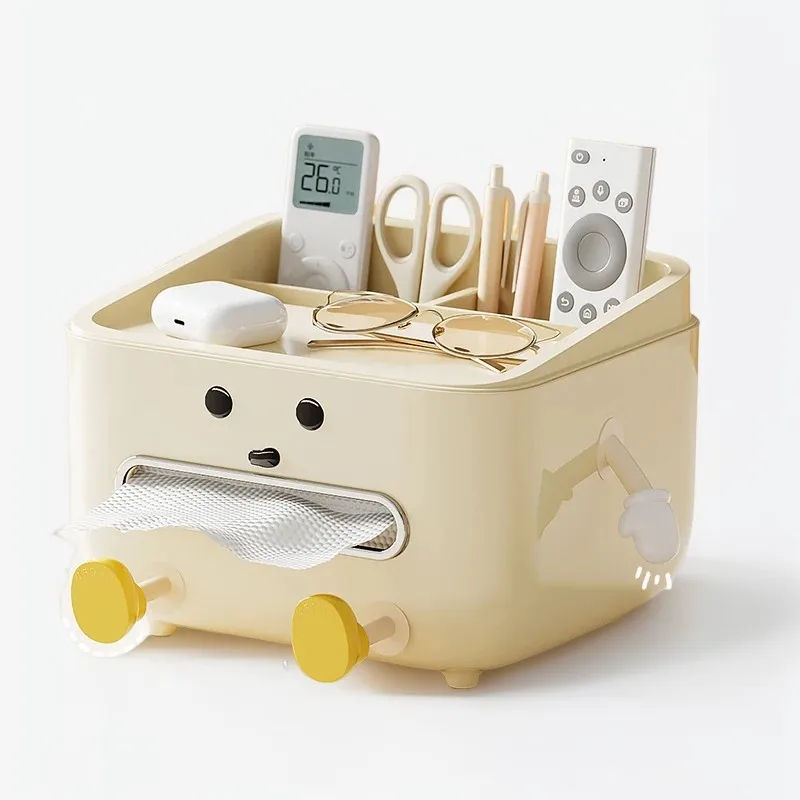 

UFORU Paper towel box Household living room high-end light luxury desktop bedroom bedside remote control multi- box Banheiro