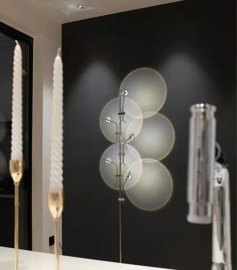Modern Sunset Floor Lamp with 7 Colored Films & Angle Rotating, Mood Standing Lamp for Living Room Bedroom Hotel Decor Lighting