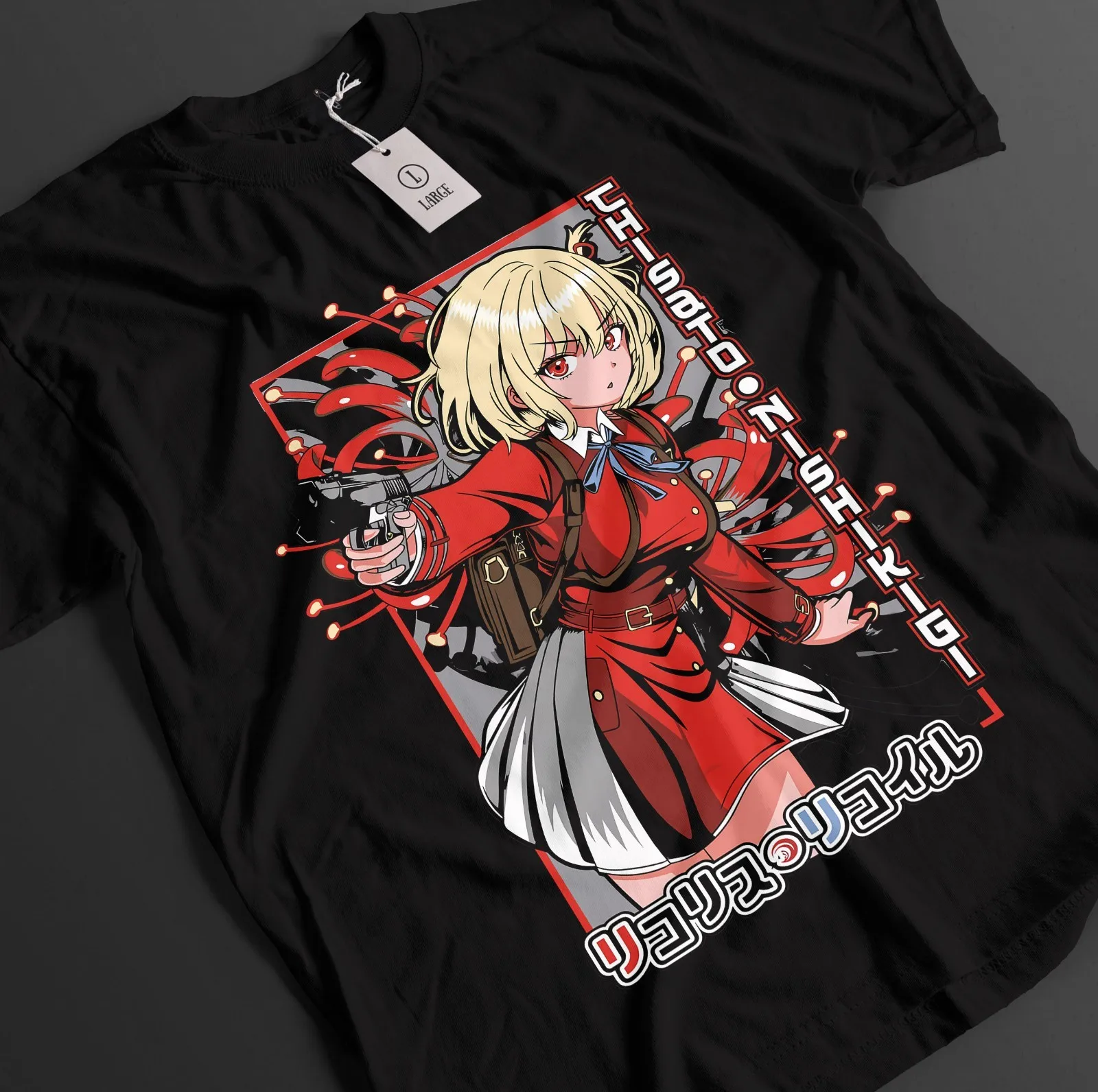 Lycoris Recoil Shirt Chisato Tshirt Takina T-Shirt Mika Top Kurumi Waifu Anime