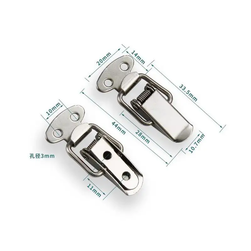 1-8PCS Toggle Latches Spring Loaded Clamp Clip Case Box Latch Catch Toggle Tension Lock Lever Clasp Closures Crate Lock Snap