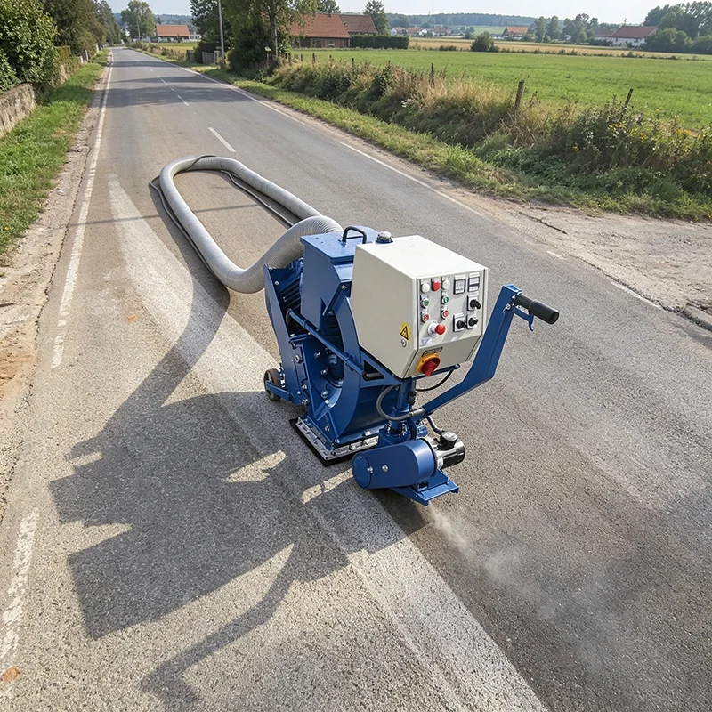 Heavy Duty Bridge Road Shot Blasting Machine Deck Anti-slip Roughening Blaster