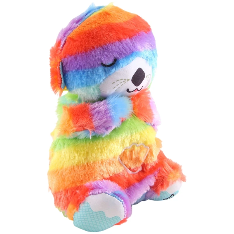 

Baby Sound Machine Soothe 'N Snuggle Portable Plush Baby Toy With Sensory Details Music Lights