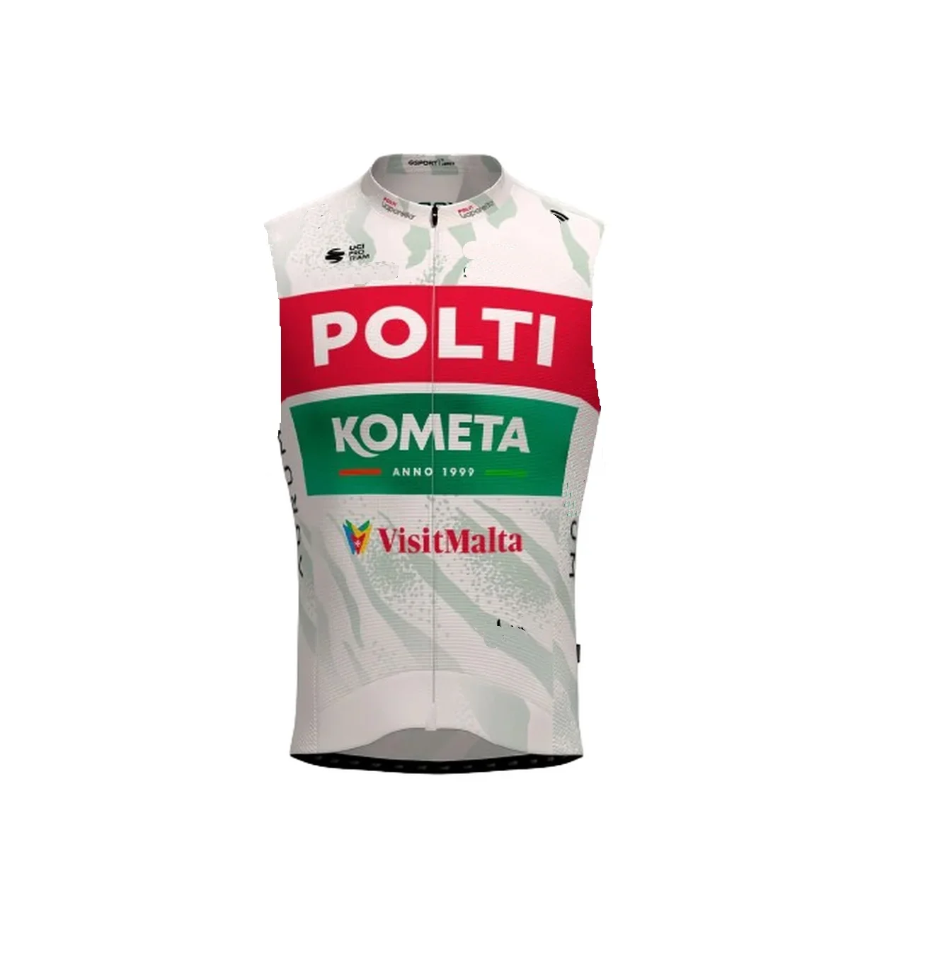 

Windproof 2024 POLTI KOMETA Team Sleeveless Cycling Vest Gilet Mtb Clothing Bicycle Maillot Ciclismo