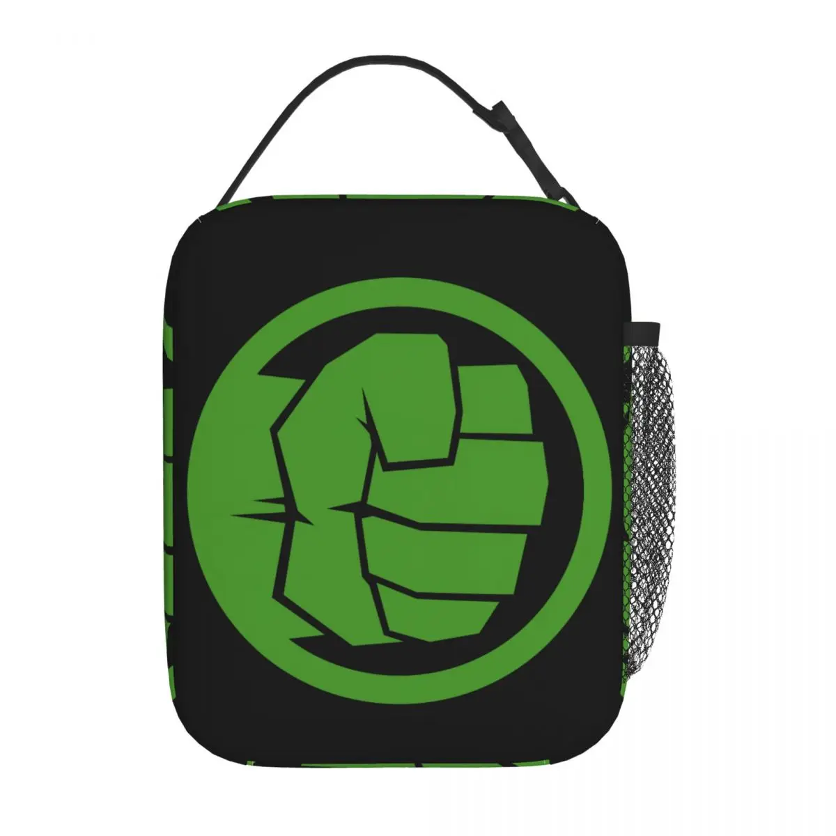 Incredible Hulk Logo Insulated Lunch Bags Thermal Bag Reusable Lunch Container Leakproof Tote Lunch Box Girl Boy College Outdoor