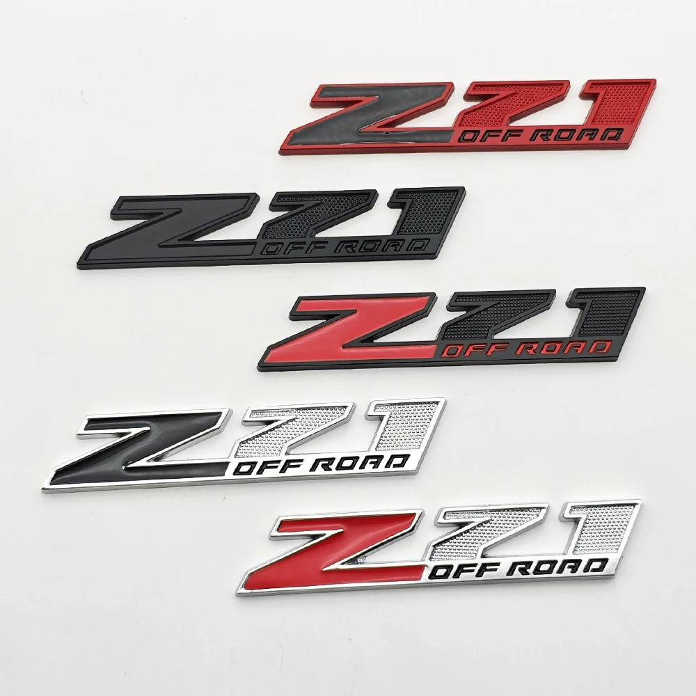 

3D Metal Z71 OFF ROAD Logo Front Grill Emblem Car Sticker Fender Trunk Badge Decal For Chevrolet Silverado Colorado Accessories