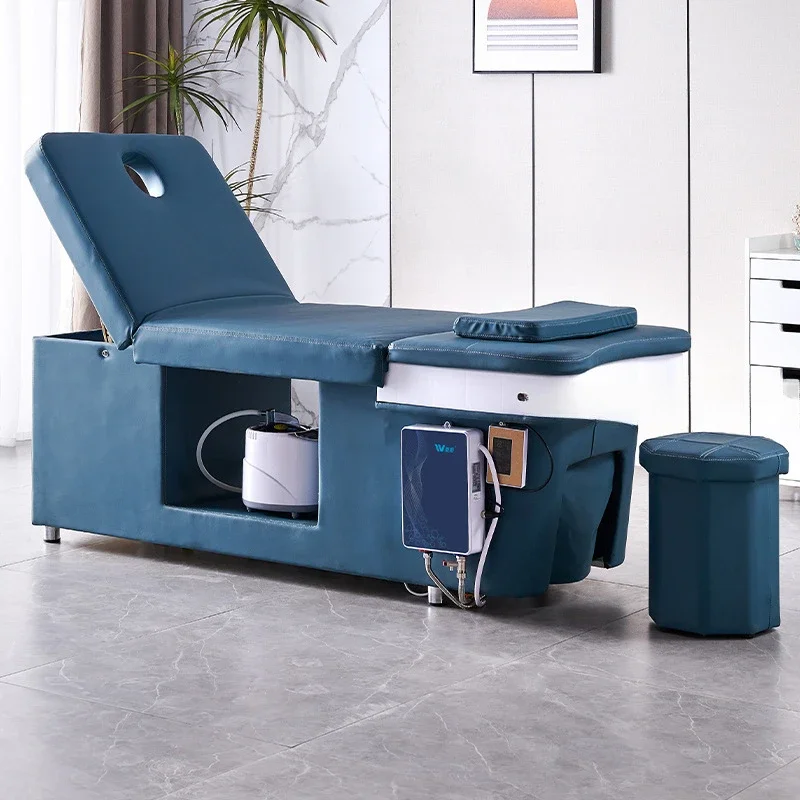 Top - Notch Portable Lighting Shampoo Chair Water Tank Shower Head Spa Hair Salon Equipments Chair Shampouineuse Salon Equipmen