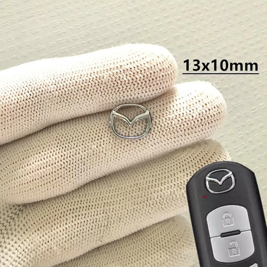 Openwork Design Remote Control Metal Mazda Car Key Labeling, Decorative/Remote Key Logo For Mazda6/Mazda3/CX-4/CX-30/CX-5/CX-8