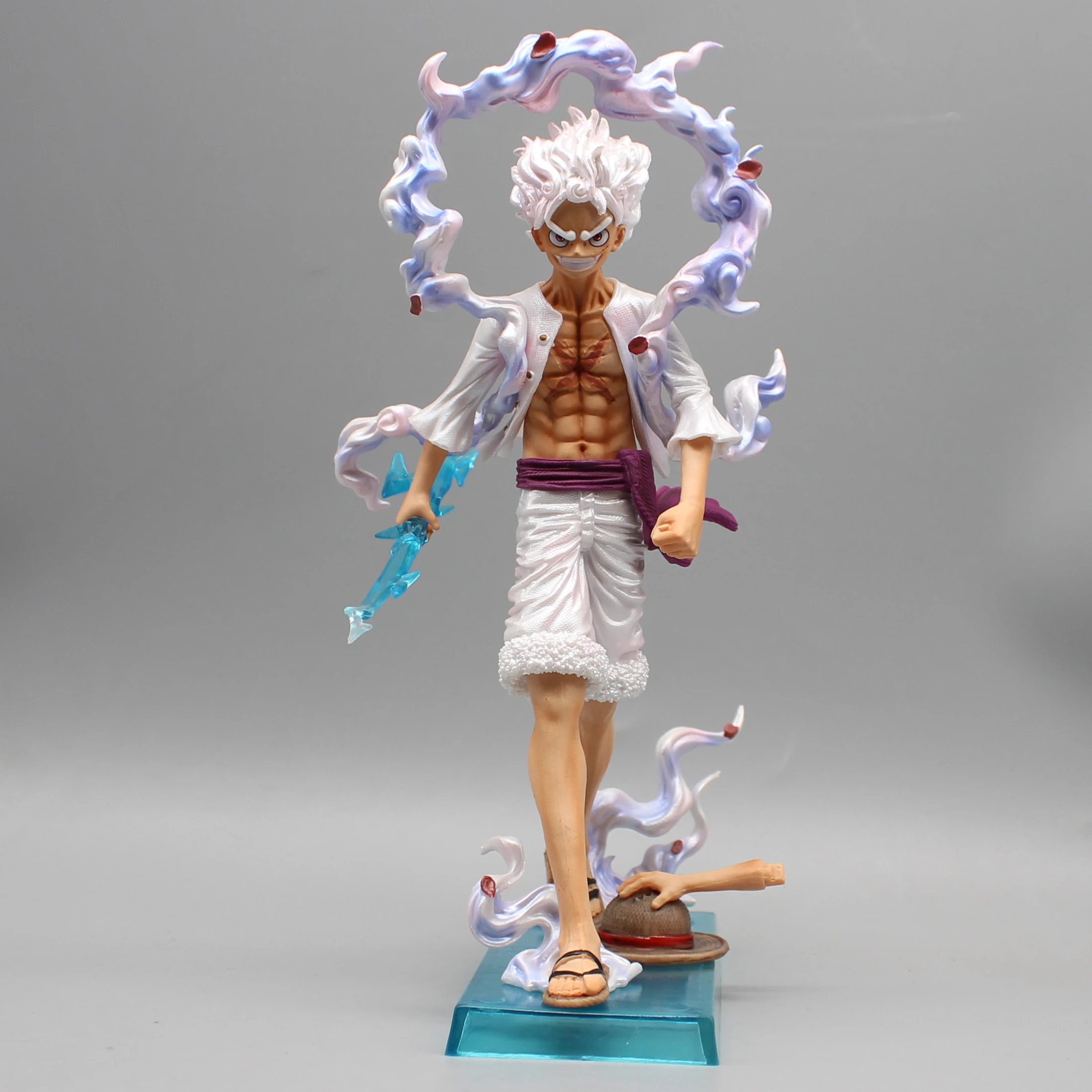 One Piece Anime Monkey Pop D Luffy Action Figure, Modelo Aniversário, Engrenagem 5, Nika, Brinquedos Ornamentos em PVC, Colecionável, 23cm