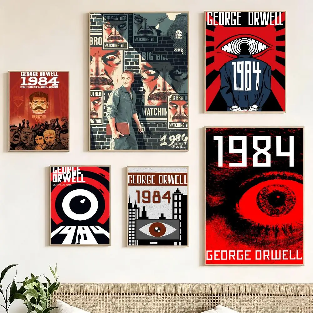 Merch Actor G-George Orwell Poster Print Painting Home Decor for Bedroom Living Room Hallway