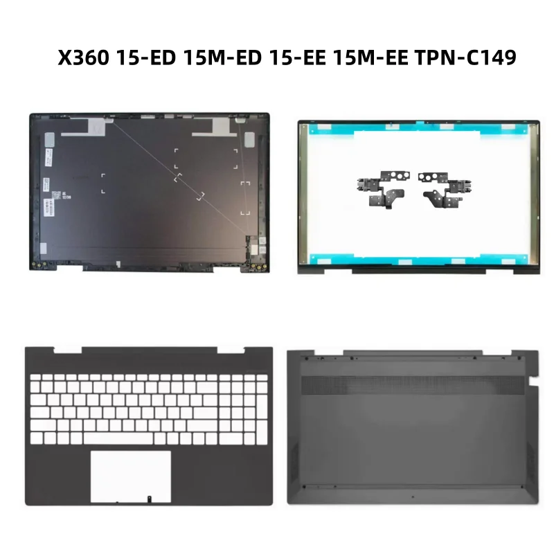 New Laptop LCD Back Bezel Frame Top Case Palmrest Upper Bottom Cover Case For ENVY X360 15-ED 15M-ED 15-EE 15M-EE TPN-C149