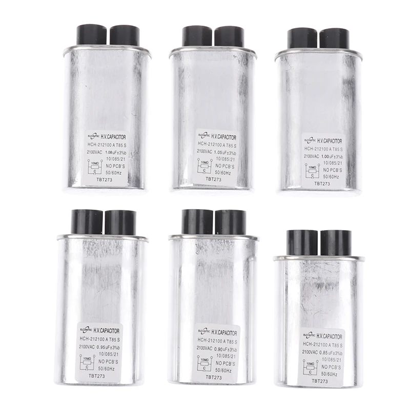 1Pc For Microwave Oven Capacitor Parts 0.85uF / 0.9uF / 0.95uF / 1.0uF / 1.05uF / 1.08uF Microwave Oven High Voltage Capacitor