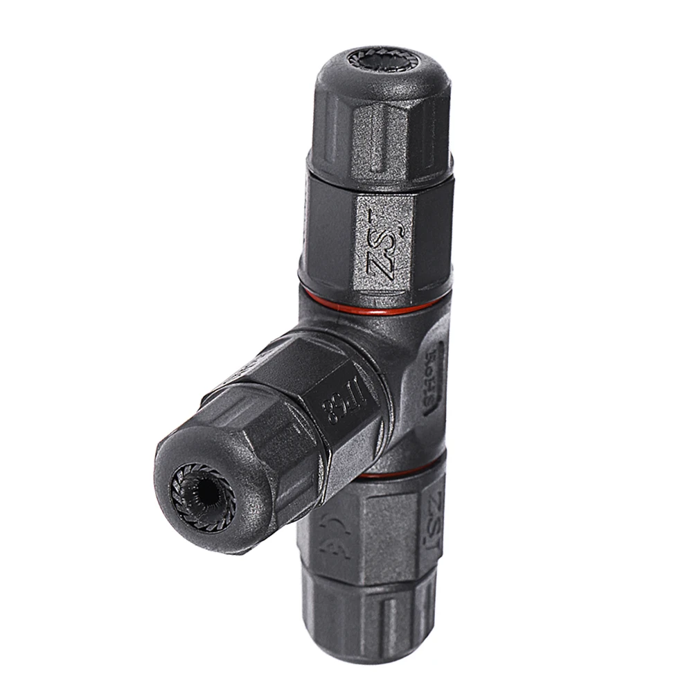 

Waterproof Connector LED Light Wire Electrical Cable Splice Connectors Connection Sleeve Nylon Adapter Outdoor Lighting