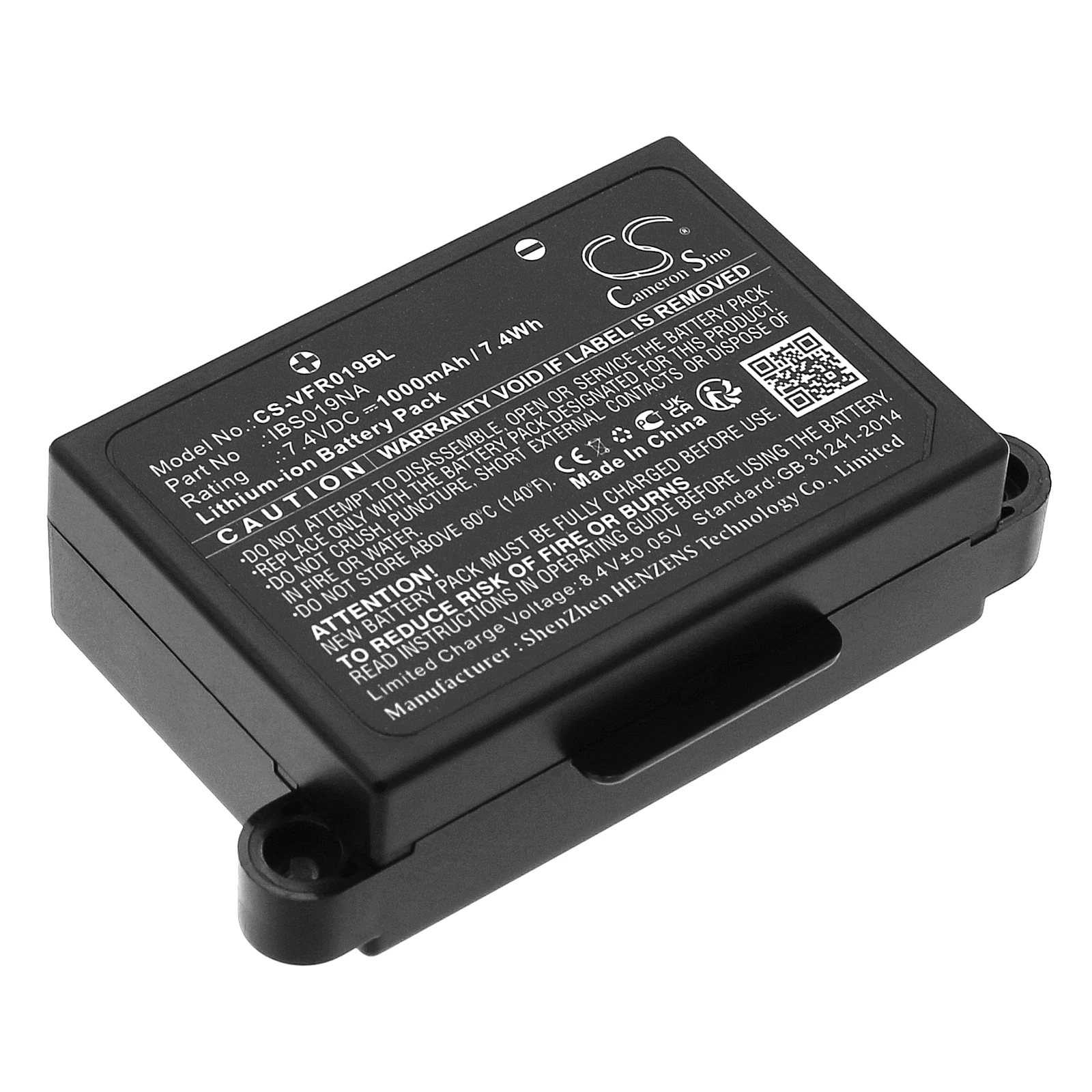 CS Replacement Battery For VeriFone IBS019NA IBS019NA 1000mAh / 7.4Wh Payment Terminal