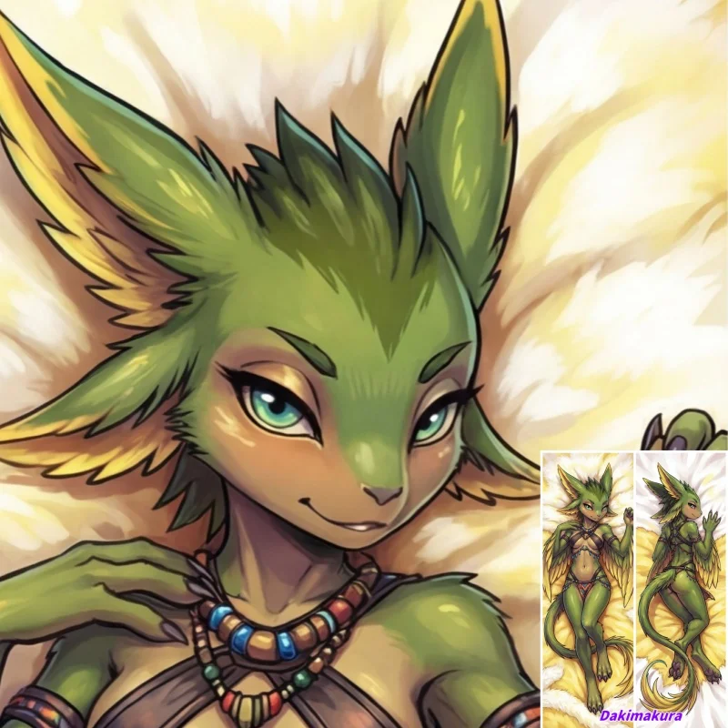 

Dakimakura Anime Pillow Case Furry Zinnia Double-sided Print Of Life-size Body Pillowcase Gifts