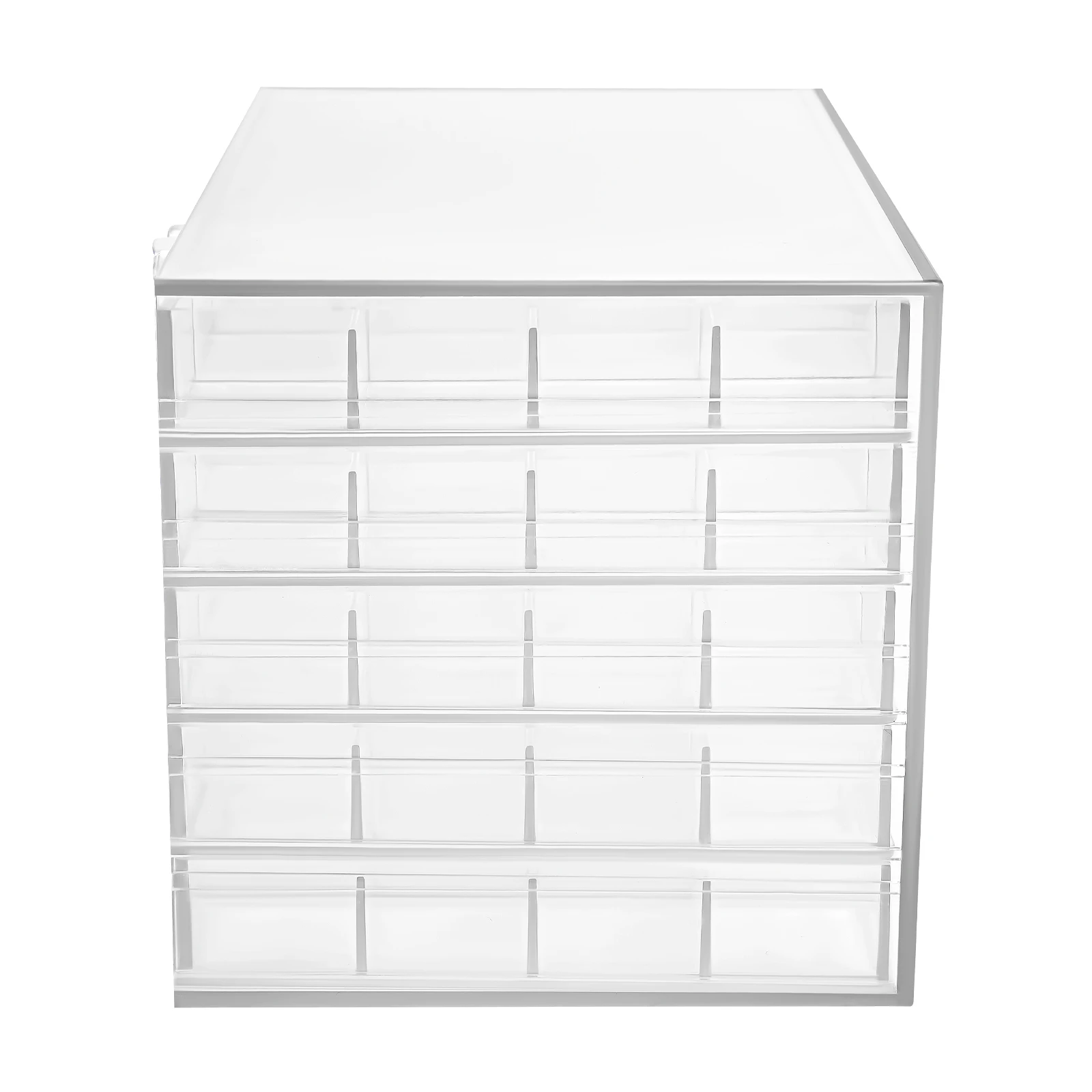 

Jewelry Boxes with 5-Tier Drawer,Nail Art Storage Case Rhinestones Beads Plastic Empty Organizer Box 120 Grids Large Capacity