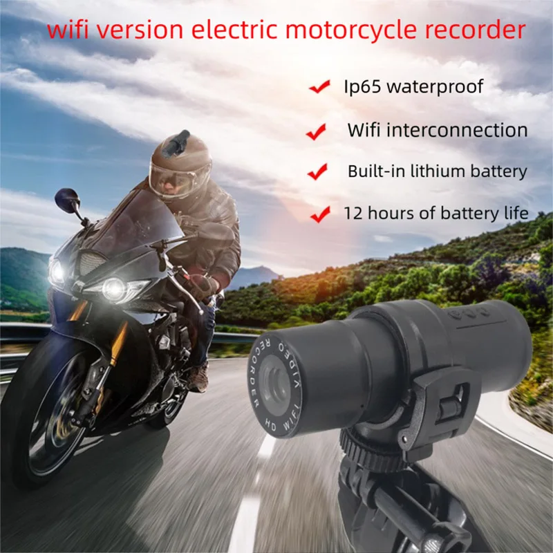 Motorcycle driving recorder DVR mobile internet high-definition 1080P outdoor waterproof riding recorder