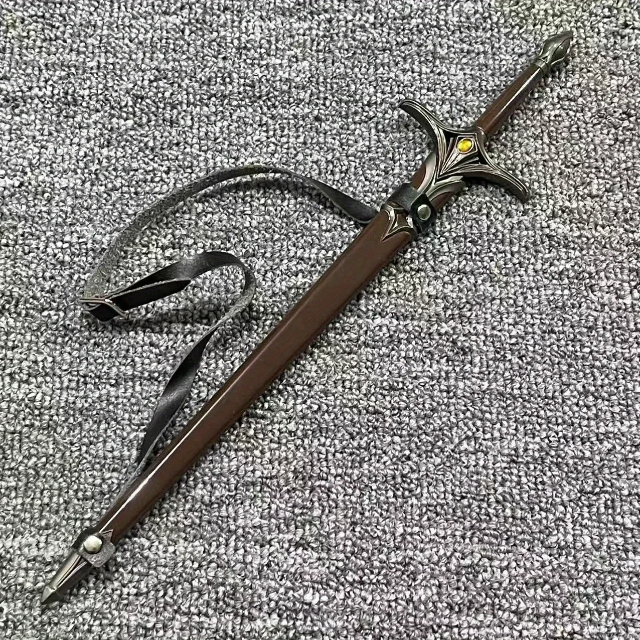 11.6inch Baggins Metal Medieval Ninja Knife Glamdring Narthil Sword Katana Ring Aragorn Sword Real Japanese Katana Samurai Sabre