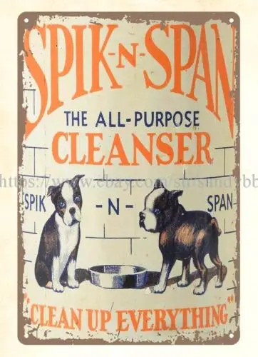 home deco furniture Spik-n-Span The All-Purpose Cleanser metal tin sign sign