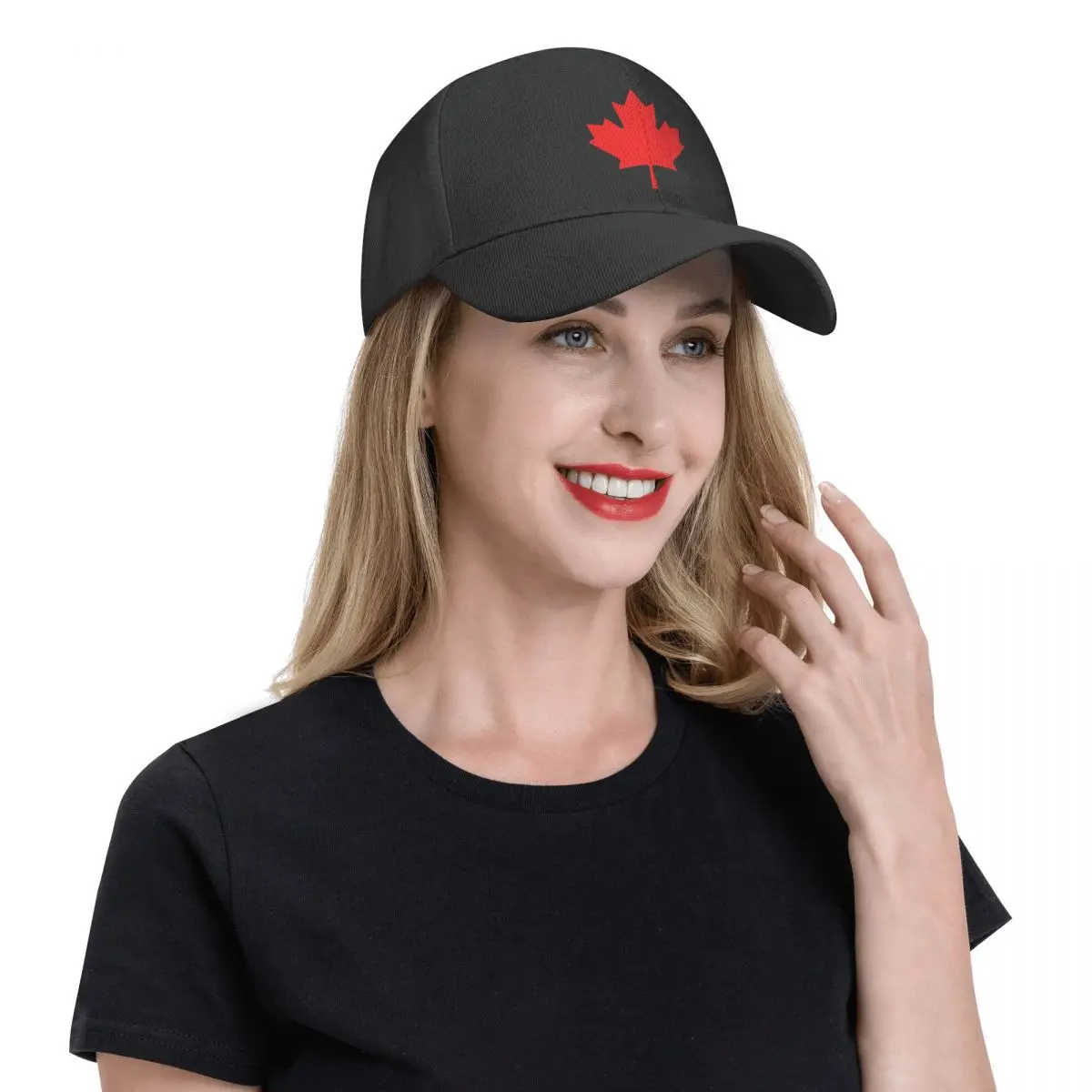 Fashion Canada Maple Leaf Canadian Flag Baseball Cap Women Men Personalized Adjustable Adult Dad Hat Outdoor Snapback Caps