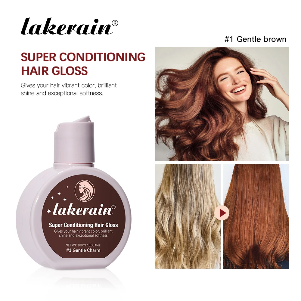Super Conditioning Hair Gloss Enhance Color Luster Nourishing Repairing Long-lasting Color Hair Tinted Moisturizer No Need Mix