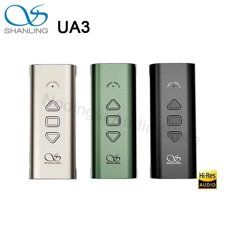 SHANLING UA3 Verstärker Tragbarer USB-DAC-AMP-Kopfhörerverstärker Hi-Res HiFi-Soundverstärker Typ C auf 3,5 mm 4,4 mm Audio-Adapter