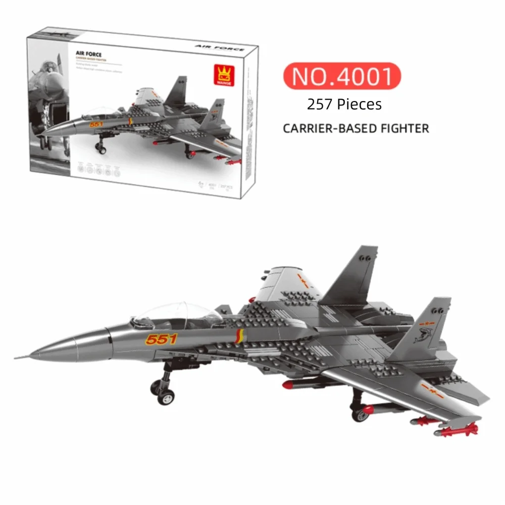 

Большая сборная модель самолета из строительных блоков, детализированная модель истребителя из ABS-пластика, подарок для мальчиков