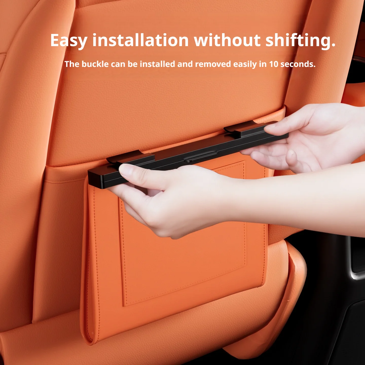For Mercedes Hanging Car Trash Can Waterproof Space Saving Car Interior Organizer Magnetic Car Garbage Bag Interior Accessories view 4