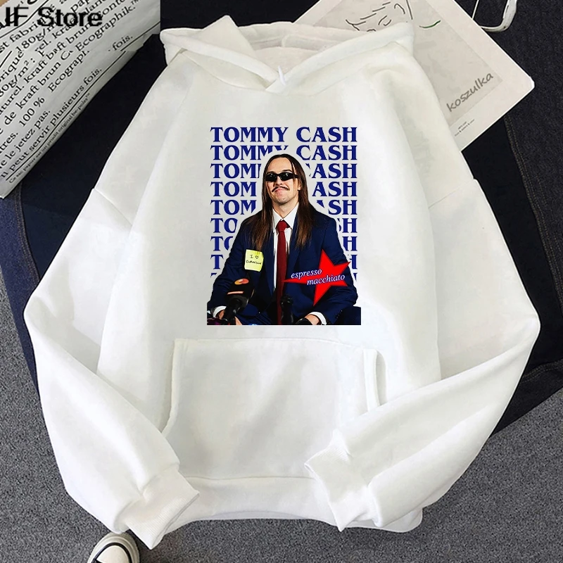 ملابس حريمي Tommy Cash Tour 2025 هوديس Roupas Femininas كم طويل بلوفرات بقلنسوة الهيب هوب للجنسين ملابس الشارع الشهير ملابس الفتيات