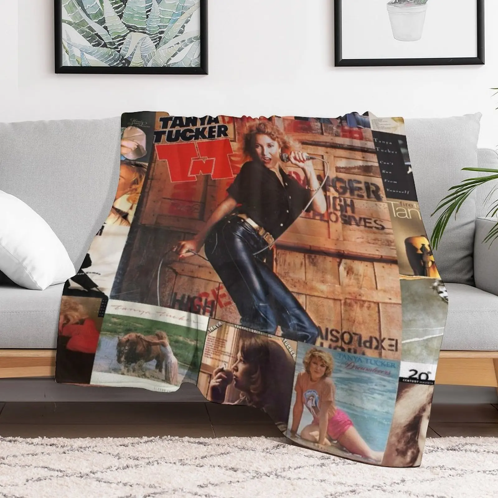 تانيا تاكر للمعجبين Ver 17 رمي بطانية ثقيلة متعددة الأغراض