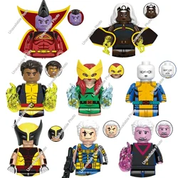 The Cable Jean Storm Grey Sunspot Wolverine Bastion Gladiator Morph Model Blocks MOC Bricks Set Gifts Toys For Children G0170