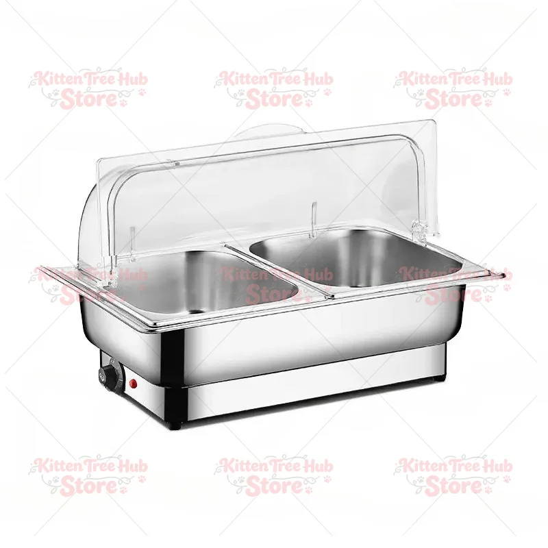 Visual Transparent Clamshell Insulation Furnace Hotel Canteen Insulation Pot