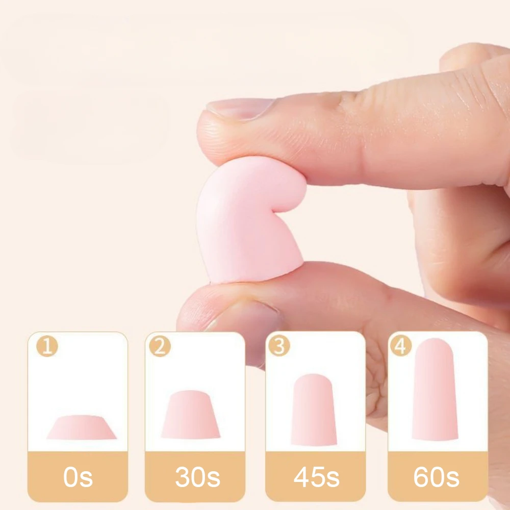 4/10pcs Noise Reduction EarPlugs Foam Sleep Anti Noise Earplug Music Cancelling Ear Plug Insulation Ear Plugs Safety Protection