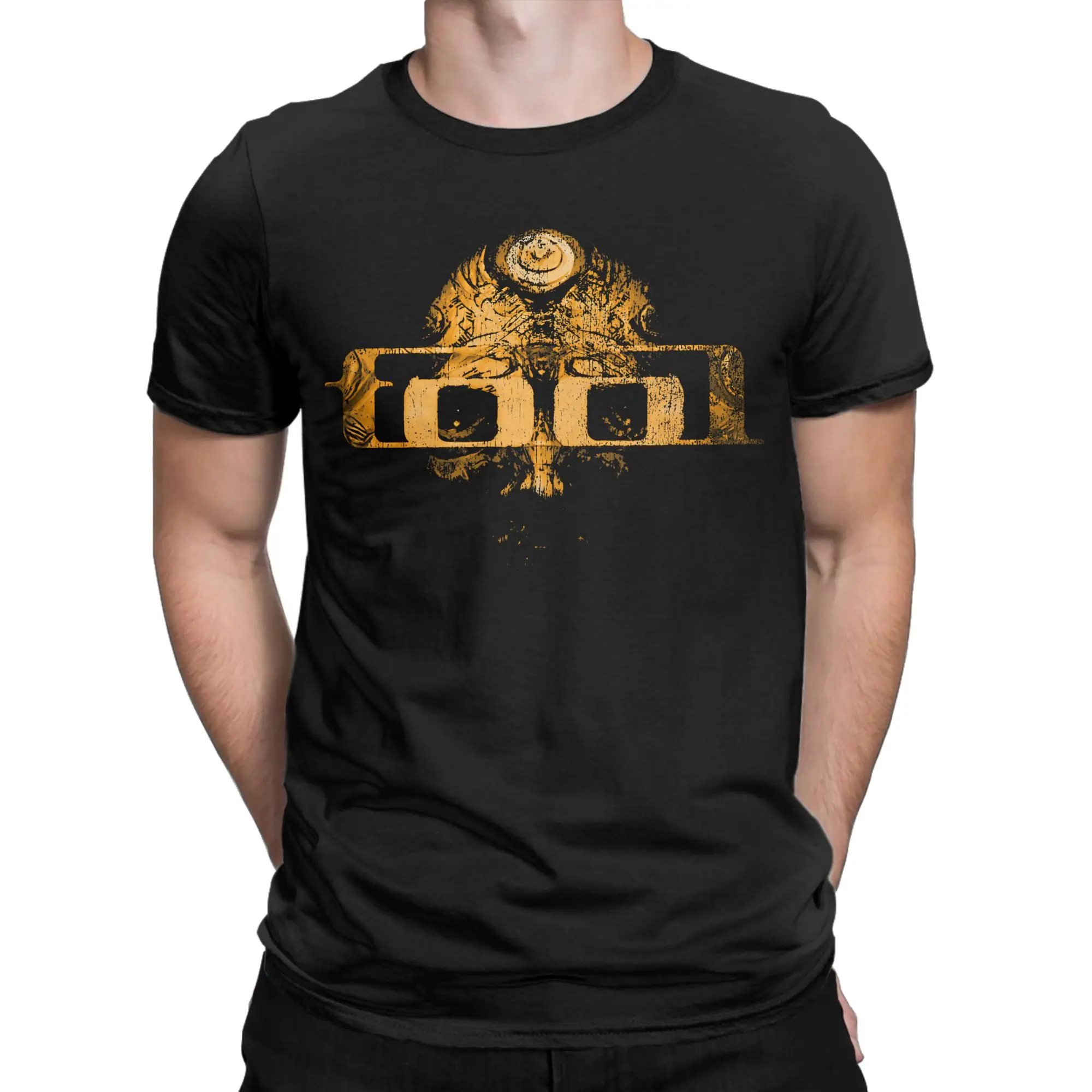Rock Music Tools Band T-Shirt Men's Cotton Tops Vintage  Round Neck Short Sleeve
