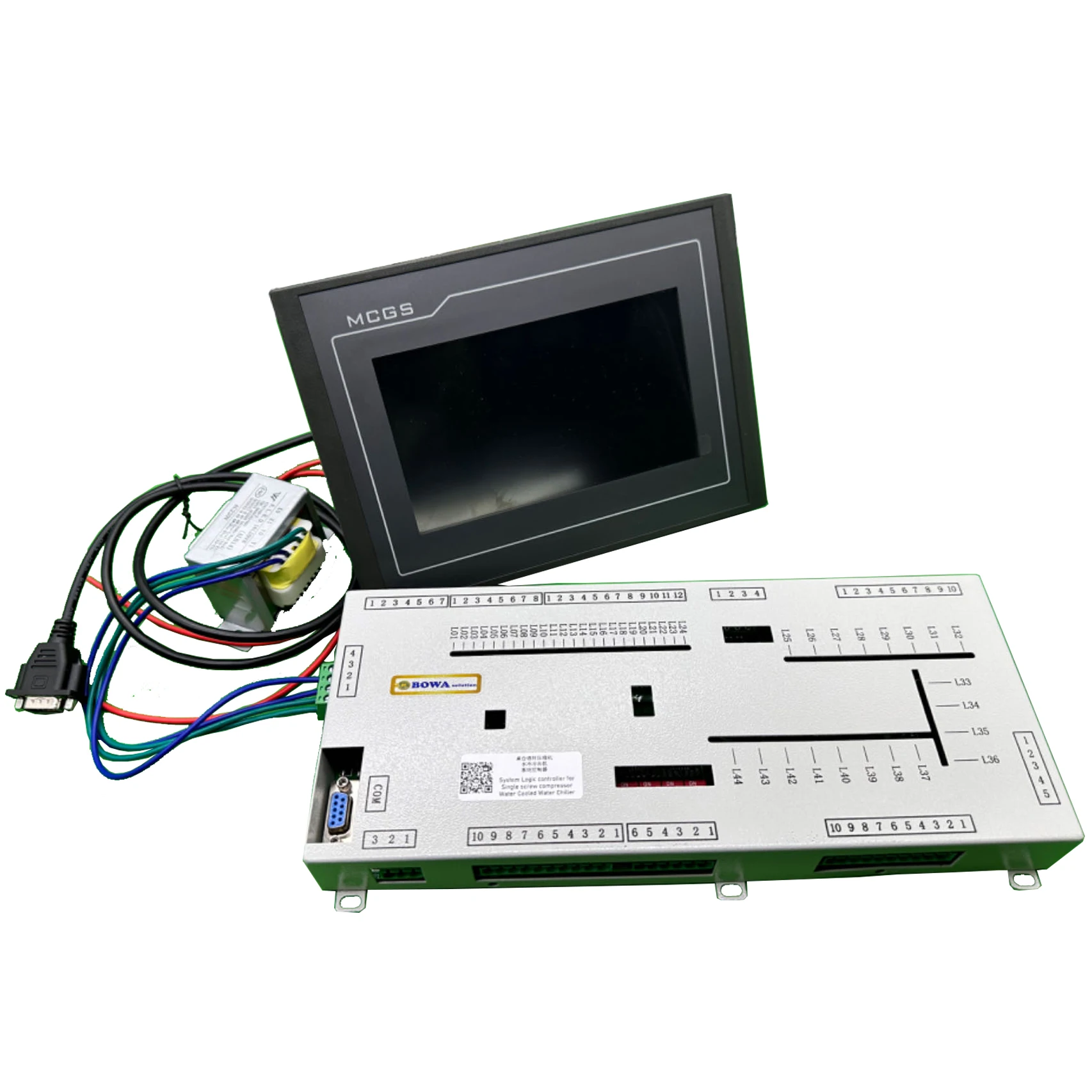 SCM system logic controller for single-screw compressor chillers provides comprehensive logic and electrical management