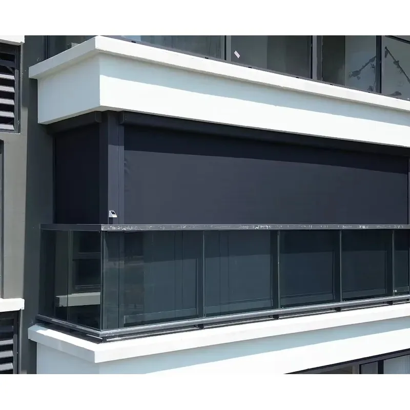 2026for Outdoor Windproof Electric Roller Shutter Automatic Easy Use for Window Balcony Horizontal Pattern Zipper Shading for